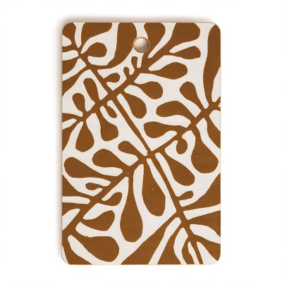 Alisa Galitsyna Linocut Plant 2 Cutting Board Rectangle - Deny Designs 5 Alisa Galitsyna Linocut Plant 2 Cutting Board Rectangle - Deny Designs - Image 3