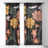 Miho TROPICAL Floral Night Single Panel Sheer Window Curtain - Deny Designs -Deny Designs Shop GUEST 021958db 003a 470a 9958 288c90867eca