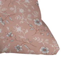 16"x16" Wagner Campelo Villandry Floral Square Throw Pillow Pink - Deny Designs -Deny Designs Shop GUEST 033bd560 97cb 44bf 87d3 d399fea0430e