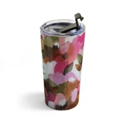 Laura Fedorowicz The Color Of My Soul Travel Mug 20 Oz Stainless Steel Travel Mug - Deny Designs