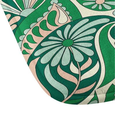 34"x21" Jenean Morrison Mirror Image Memory Foam Bath Mat Green - Deny Designs 4 34"x21" Jenean Morrison Mirror Image Memory Foam Bath Mat Green - Deny Designs - Image 2