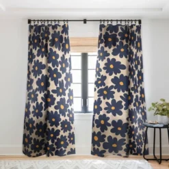 Miho Mini Floral Garden Single Panel Sheer Window Curtain - Deny Designs -Deny Designs Shop GUEST 043600eb 0da1 4226 91aa b92b0655dde3