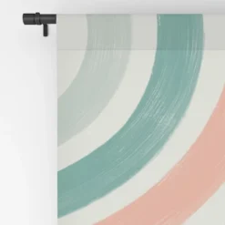 Emanuela Carratoni Double Retro Rainbows Single Panel Room Darkening Window Curtain 120" X 50" - Deny Designs -Deny Designs Shop GUEST 04a2fed3 2505 48e7 a095 d5198fa136aa