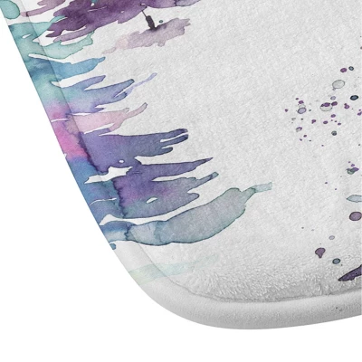 Ninola Design Deer And Trees Forest Pastel Memory Foam Bath Mat - Deny Designs 4 Ninola Design Deer And Trees Forest Pastel Memory Foam Bath Mat - Deny Designs - Image 2