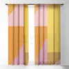 June Journal Shapes In Vintage Modern Pink Single Panel Sheer Window Curtain - Deny Designs 1 June Journal Shapes In Vintage Modern Pink Single Panel Sheer Window Curtain - Deny Designs -Deny Designs Shop GUEST 050425d0 5e86 478a abb0 9dd4a25180ff