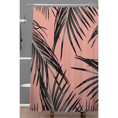 Anita & Bella Art Palm Leaves Dream Shower Curtain Black - Deny Designs 3 Anita & Bella Art Palm Leaves Dream Shower Curtain Black - Deny Designs