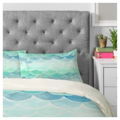 Green Wonder Forest Mermaid Scales Comforter Set - Deny Designs -Deny Designs Shop GUEST 0565bb54 453b 4410 a245 c28405c2737b