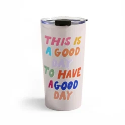 Rhianna Marie Chan This Is A Good Day Travel Mug 20 Oz Stainless Steel Travel Mug - Deny Designs -Deny Designs Shop GUEST 06668d75 4202 4dd8 bac8 0edf0f418acb