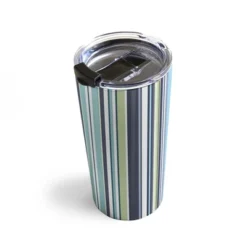 Sheila Wenzel-Ganny Lavender Mint Blue Stripes Travel Mug 20 Oz Stainless Steel Travel Mug - Deny Designs -Deny Designs Shop GUEST 0670a8a5 101c 4f71 8c24 ea62f7af7e1a