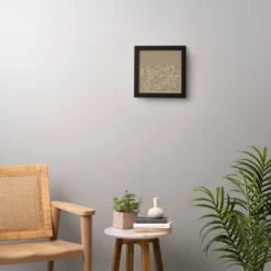 Simone Cotton Unrequited Love Framed Wall Canvas Black/Brown - Deny Designs -Deny Designs Shop GUEST 07494c78 e2b1 4036 a905 159c7b017306