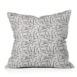 Holli Zollinger Outdoor Throw Pillow White/Black - Deny Designs -Deny Designs Shop GUEST 08bd9f2c 9d0c 459e 8c0d 37a6d3a558e0