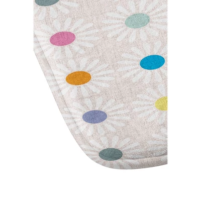 Schatzi Brown Retro Jumbo Daisy Pastel Memory Foam Bath Mat Green - Deny Designs 4 Schatzi Brown Retro Jumbo Daisy Pastel Memory Foam Bath Mat Green - Deny Designs - Image 2