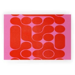 Showmemars Abstract Midcentury Shapes No 6 Welcome Mat - Society6 -Deny Designs Shop GUEST 0991ad11 125b 48f6 b17d 003a295381d3
