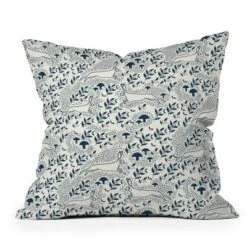 18"x18" Deny Designs Gyaneshwari Dave Moon Bunny Square Outdoor Throw Pillow Off-White -Deny Designs Shop GUEST 0d22b8da de3b 4e1d a8f5 689a57ffada7