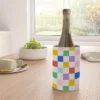 Emanuela Carratoni Checkered Rainbow Wine Chiller 2 Emanuela Carratoni Checkered Rainbow Wine Chiller -Deny Designs Shop GUEST 0ddbb9b4 2049 40d7 a584 a1eea456167c