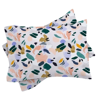 Marta Barragan Camarasa Terrazzo Brushstrokes Comforter Set - Deny Designs 4 Marta Barragan Camarasa Terrazzo Brushstrokes Comforter Set - Deny Designs - Image 2