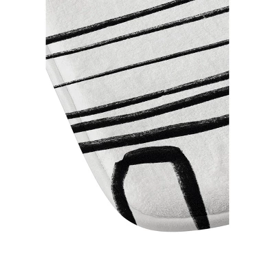Viviana Gonzalez Modern Improvisation Memory Foam Bath Mat Black/White - Deny Designs 3 Viviana Gonzalez Modern Improvisation Memory Foam Bath Mat Black/White - Deny Designs