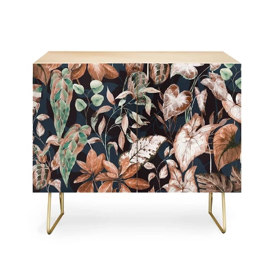 Marta Barragan Camarasa Lush Vintage Dark Jungle Credenza - Deny Designs 6 Marta Barragan Camarasa Lush Vintage Dark Jungle Credenza - Deny Designs - Image 4