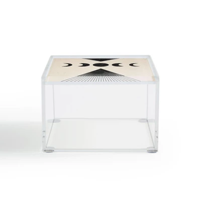 Emanuela Carratoni Moon Phases On Mountains 4" X 4" Acrylic Box - Deny Designs 4 Emanuela Carratoni Moon Phases On Mountains 4" X 4" Acrylic Box - Deny Designs - Image 2