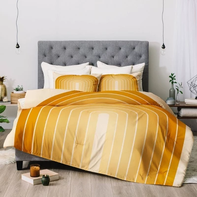 Colour Poems Gradient Arch Poly Comforter Set - Deny Designs 5 Colour Poems Gradient Arch Poly Comforter Set - Deny Designs - Image 3