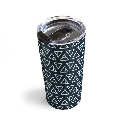 CoastL Studio Alchemical Triangles Navy 20 Oz Stainless Steel Travel Mug - Deny Designs 3 CoastL Studio Alchemical Triangles Navy 20 Oz Stainless Steel Travel Mug - Deny Designs