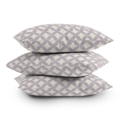 16"x16" Holli Zollinger Junglia Weave Square Throw Pillow Gray - Deny Designs 5 16"x16" Holli Zollinger Junglia Weave Square Throw Pillow Gray - Deny Designs - Image 3
