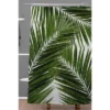 Orara Studio Palm Leaf Shower Curtain Green - Deny Designs: Botanical Microfiber Bath Accessory With Buttonhole Top