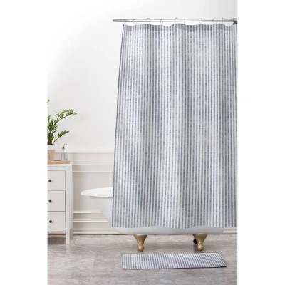 Holli Zollinger Aegean Striped Shower Curtain Blue - Deny Designs 4 Holli Zollinger Aegean Striped Shower Curtain Blue - Deny Designs - Image 2