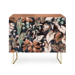 Marta Barragan Camarasa Lush Vintage Dark Jungle Walnut Credenza - Deny Designs -Deny Designs Shop GUEST 120fa6ff 1275 4dca 8de6 294d63b07d45