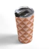 June Journal Triangular Lines In Terracotta Travel Mug 20 Oz Stainless Steel Travel Mug - Deny Designs -Deny Designs Shop GUEST 1404cda3 1da7 4aa1 8c0d 3df7cf9bc2c8