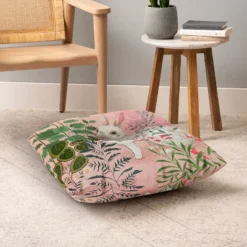 Pimlada Phuapradit Backyard Bunny Square Floor Pillow - Deny Designs -Deny Designs Shop GUEST 143223c9 5fac 47c3 bc2e 1a971c0bc1d7