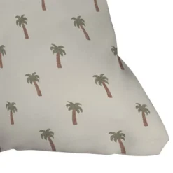 26"x26" Deny Designs Little Arrow Design Co Palm Tree Outdoor Throw Pillow Cream: UV & Mildew Resistant, Abstract Pattern, Square Shape -Deny Designs Shop GUEST 145839cf e232 42f3 8588 e8f8ee76f088