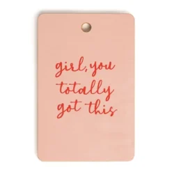 Socoart Girl You Totally Got This Cutting Board Rectangle - Deny Designs -Deny Designs Shop GUEST 15b981c5 1ab9 4092 8a8f e5e21c9c4e27