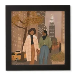 Nawaalillustrations NYC Framed Wall Art Black - Deny Designs -Deny Designs Shop GUEST 15bc1344 be31 4cde 8ffa d9477c6e8366