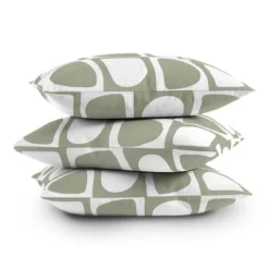 16"x16" Summer Sun Home Art Forms Square Throw Pillow Green - Deny Designs -Deny Designs Shop GUEST 16fc99f3 b180 461b b81c daec35fa7f8b