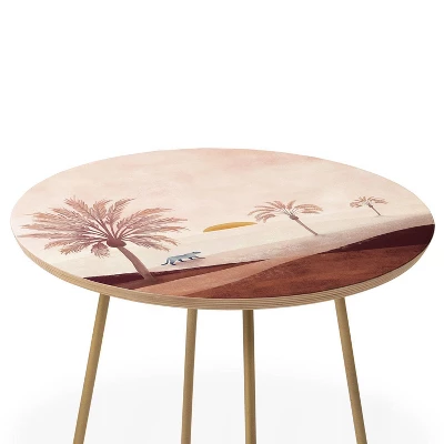 Nika The Journey Side Round Table Gold - Deny Designs 4 Nika The Journey Side Round Table Gold - Deny Designs - Image 2