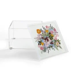 Iveta Abolina Astrid Morning 4" X 4" Acrylic Box - Deny Designs