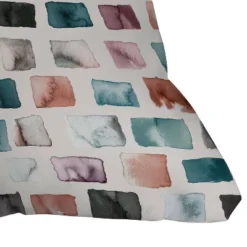 16"x16" Ninola Design Mineral Color Block Rustic Square Throw Pillow Blue - Deny Designs 6 16"x16" Ninola Design Mineral Color Block Rustic Square Throw Pillow Blue - Deny Designs -Deny Designs Shop GUEST 192cfe8a 297b 4517 89fd 8242619bbcb1