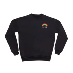 CynthiaF 70s Love Rainbow Sweatshirt - Deny Designs -Deny Designs Shop GUEST 192e662f 7c69 4e3b bda1 ea9877ead928