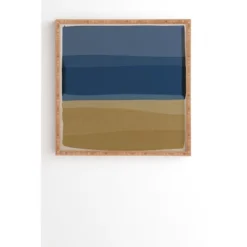 Orara Studio Modern Bamboo Framed Wall Art Blue/Brown - Deny Designs -Deny Designs Shop GUEST 1973d6b1 b71c 46c7 a89d 1344de88a547