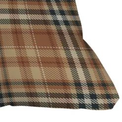 16"x16" Avenie Autumn Plaid Square Throw Pillow - Deny Designs: Woven Polyester, Zippered, Indoor Decor