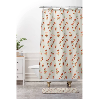 Deny Designs Holli Zollinger Vintage Floral Holli Zollinger Shower Curtain 4 Deny Designs Holli Zollinger Vintage Floral Holli Zollinger Shower Curtain - Image 2