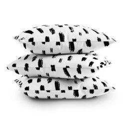 Allyson Johnson Strokes Square Throw Pillow Black/White - Deny Designs -Deny Designs Shop GUEST 1d18e1a4 c945 4375 b9c0 eb759459cf79