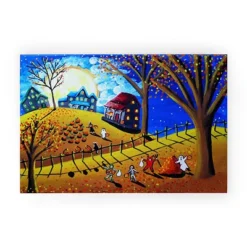 Renie Britenbucher Halloween Looped Vinyl Welcome Mat - Society6 -Deny Designs Shop GUEST 1e0f8340 d3e7 4788 b7f7 1c54b471e1df