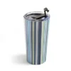 Sheila Wenzel-Ganny Lavender Mint Blue Stripes Travel Mug 20 Oz Stainless Steel Travel Mug - Deny Designs