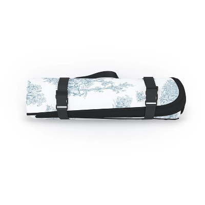 Evanjelina & Co Toile De Jouy Duck Egg Blue Picnic Blanket - Deny Designs 3 Evanjelina & Co Toile De Jouy Duck Egg Blue Picnic Blanket - Deny Designs