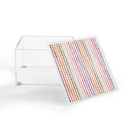 Emanuela Carratoni Modern Polka Dots Acrylic Box - Deny Designs 3 Emanuela Carratoni Modern Polka Dots Acrylic Box - Deny Designs