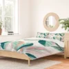 Floral Zoe Wodarz Painterly Palm Duvet Cover Set Green - Deny Designs -Deny Designs Shop GUEST 2151be7d b660 41d6 ae89 b5efd72eb2db