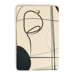 Nadja Abstract Line Art VIII Cutting Board Rectangle - Deny Designs -Deny Designs Shop GUEST 21e472dd c901 466b 91f4 1e3c88f4e3f0