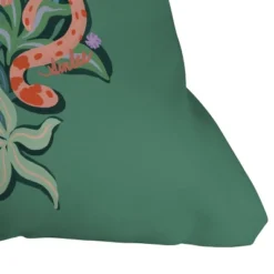 16"x16" SunLee Art Wild Blush Cheetahs Square Throw Pillow Green - Deny Designs -Deny Designs Shop GUEST 224ae45f 82c5 4163 83c3 eb05e08ef5fd